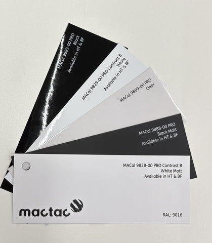 MacTac merkintäkalvo black and white valkoinen ja musta