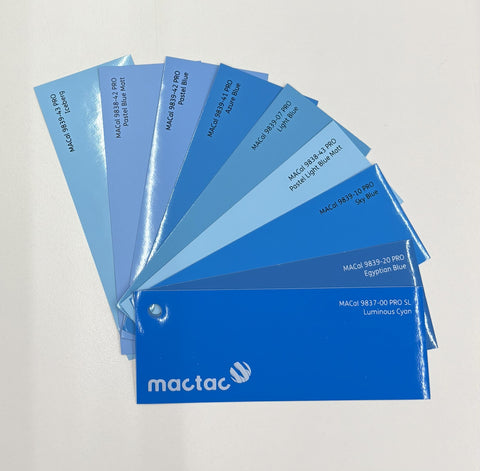 MacTAc merkintäkalvo sininen blue