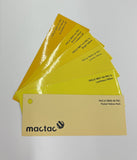 MacTac merkintäkalvo keltainen yellow tarra