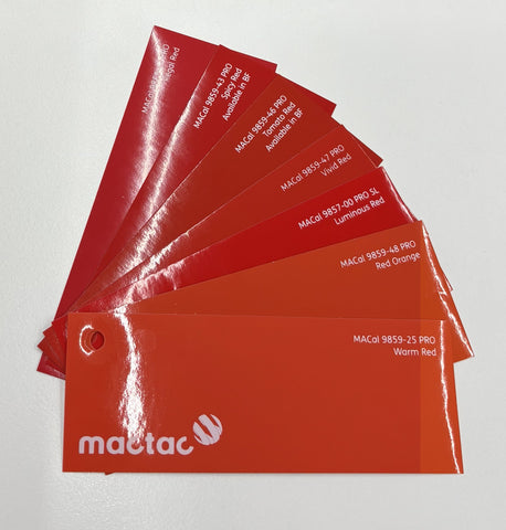 MacTac merkintäkalvo punainen tarra